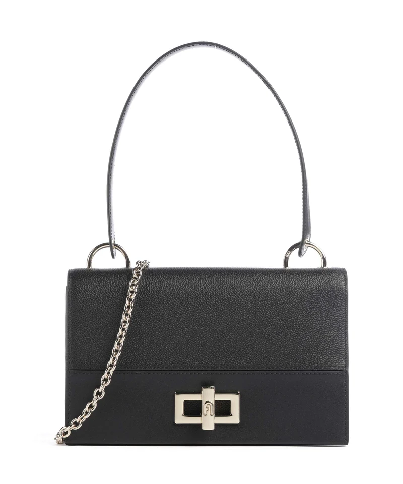 Furla Amelia M Schultertasche nero