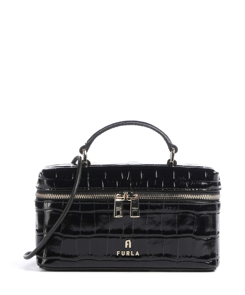 Furla Camelia Micro Umhängetasche nero