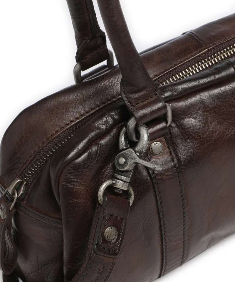 Spikes & Sparrow Apache Lisa Schultertasche dark brown