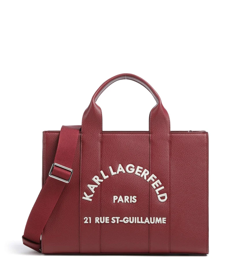 Karl Lagerfeld K/Rue St Guillaume Medium Handtasche dark cherry