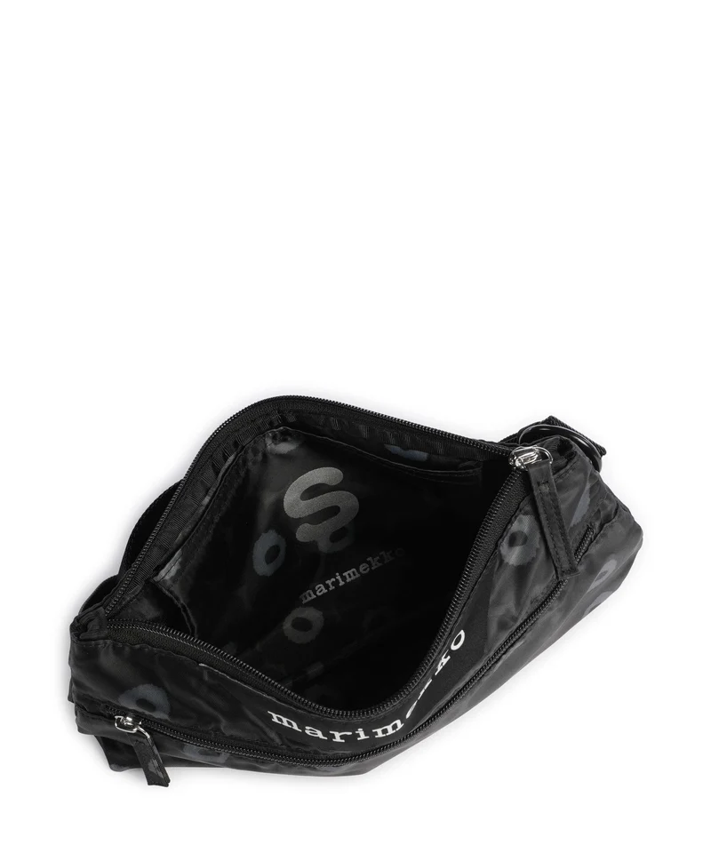 Marimekko Neat Unikko S Schultertasche black/dark grey