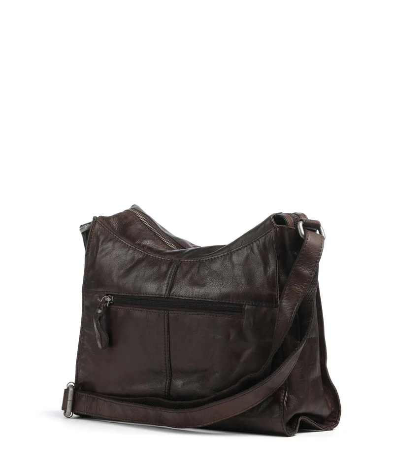 Spikes & Sparrow Apache Samara Beuteltasche dark brown