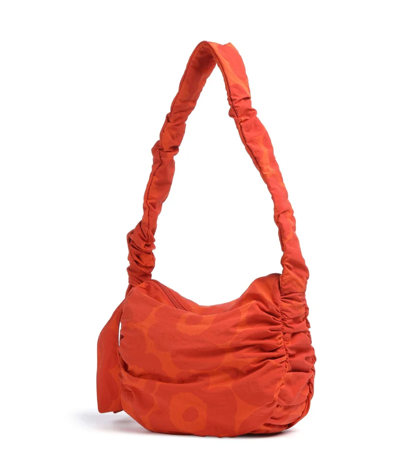 Marimekko Utu M Unikko Schultertasche red/dark orange
