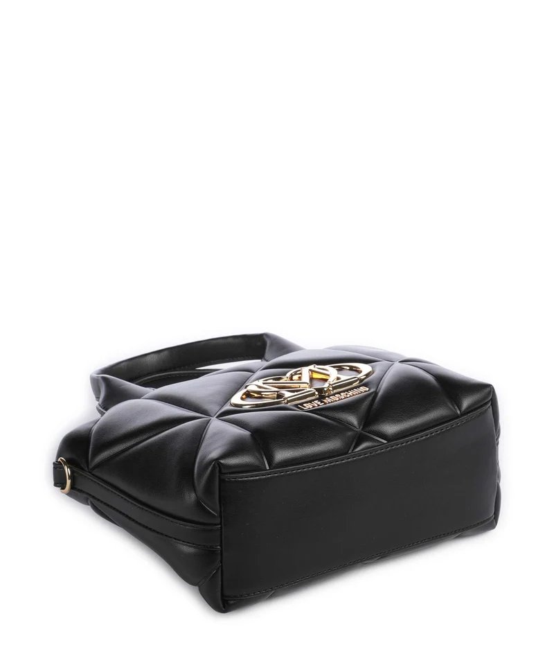 Love Moschino Embossed Q Handtasche nero