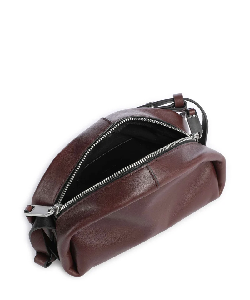 AllSaints Rosalie Arc Umhängetasche burgundy red