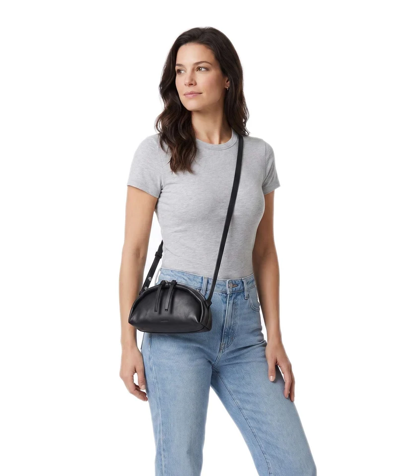 AllSaints Rosalie Arc Umhängetasche black/silver