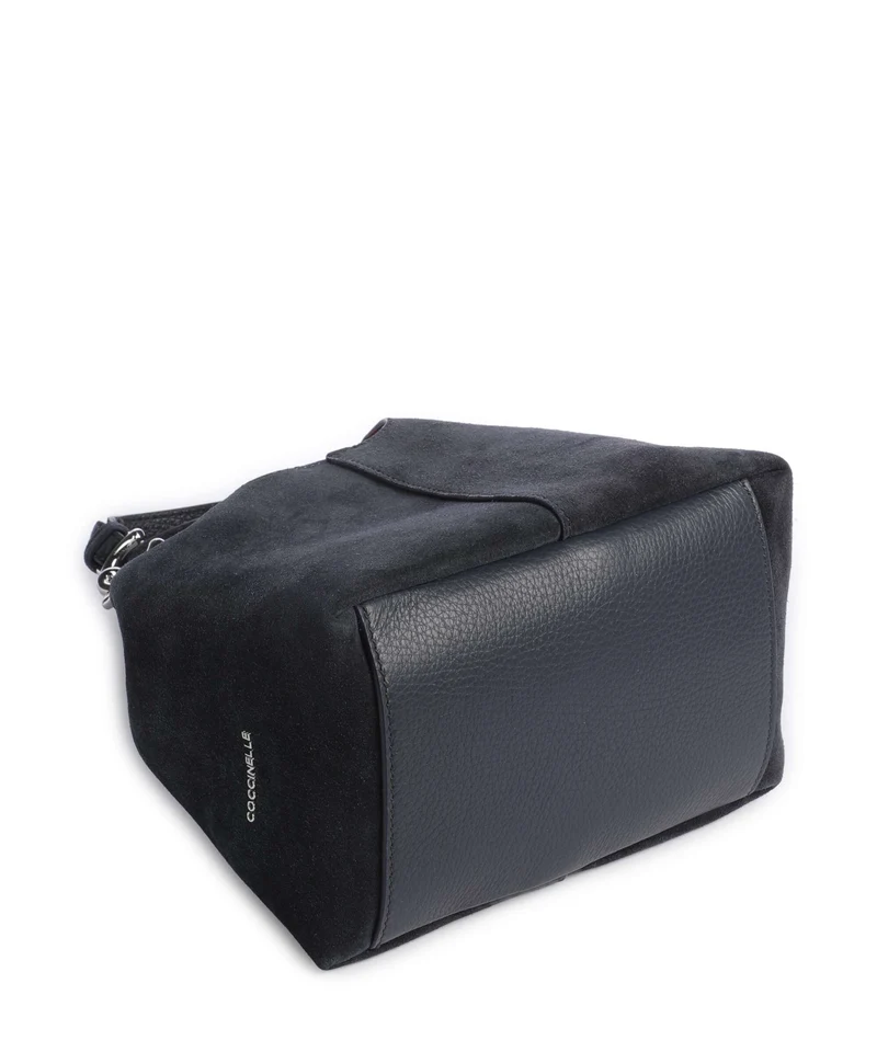 Coccinelle C-Easy Suede Handtasche midnight blue