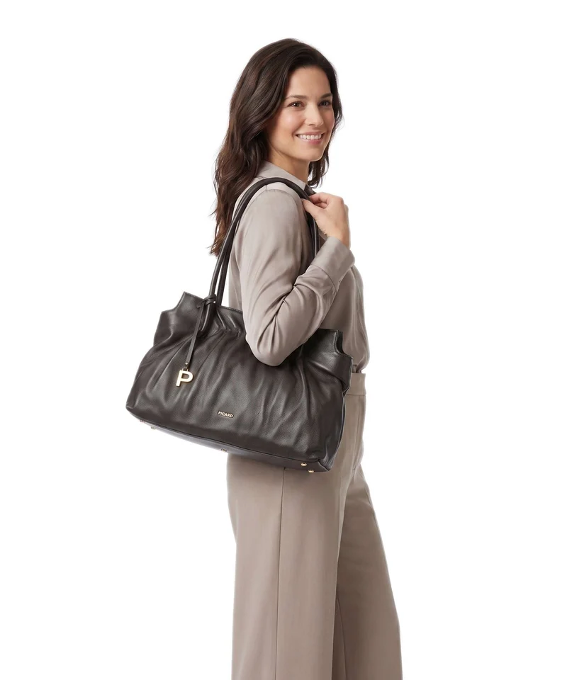 Picard Drape Shopper cafe