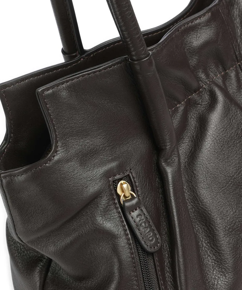 Picard Drape Shopper cafe
