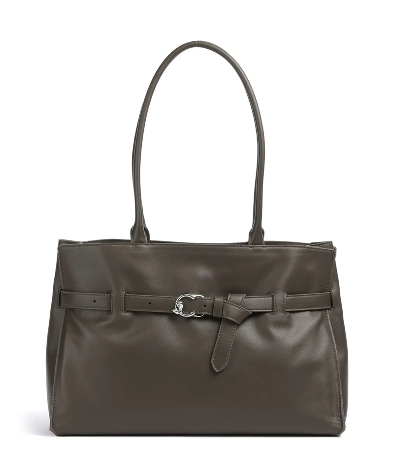 Coccinelle Sabine Soft Shopper fango