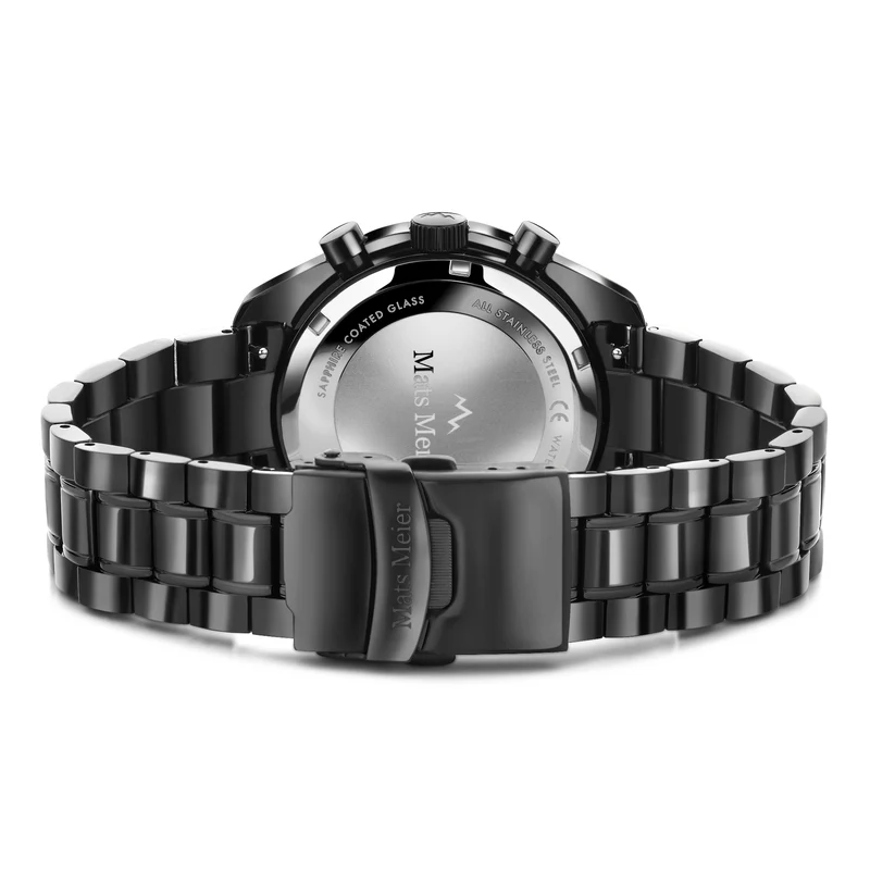 Mats Meier Arosa Racing herren Uhr Schwarz MM50016