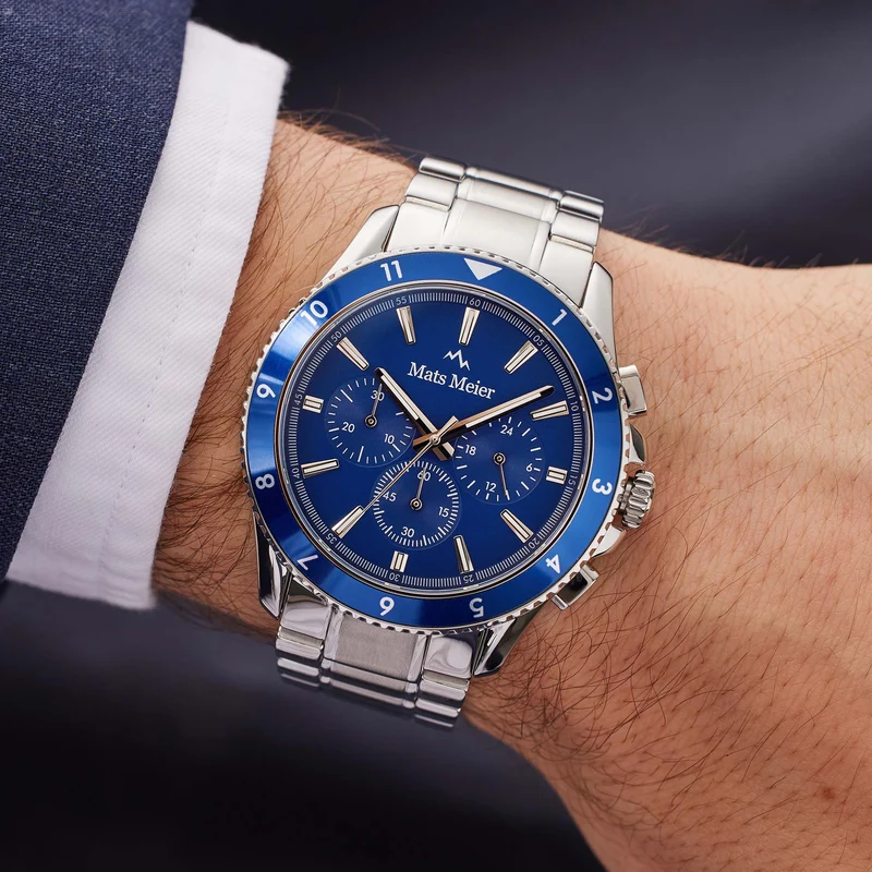 Mats Meier Ponte Dei Salti herren Uhr Silber MM00506