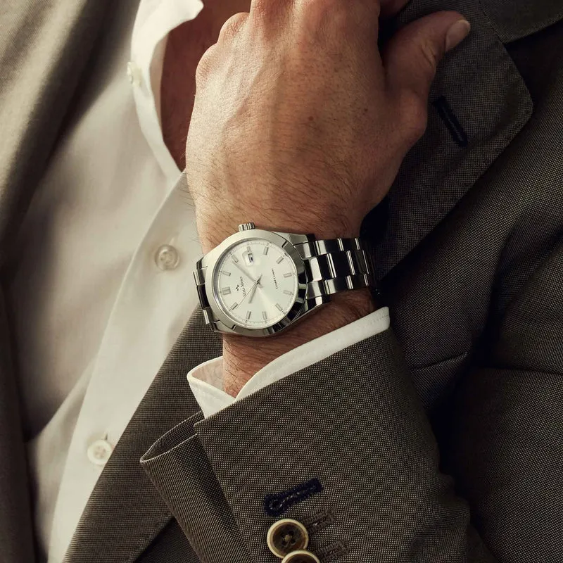 Mats Meier Grand Cornier herren Uhr Silber MM00513