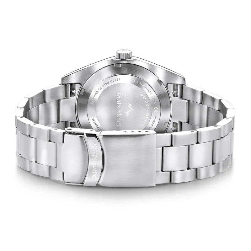 Mats Meier Grand Cornier herren Uhr Silber MM00513
