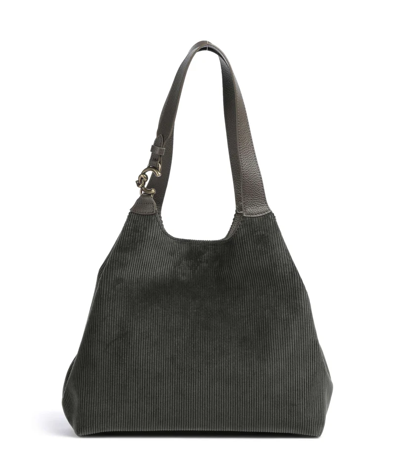 Coccinelle C-Easy Corduroy Shopper fango