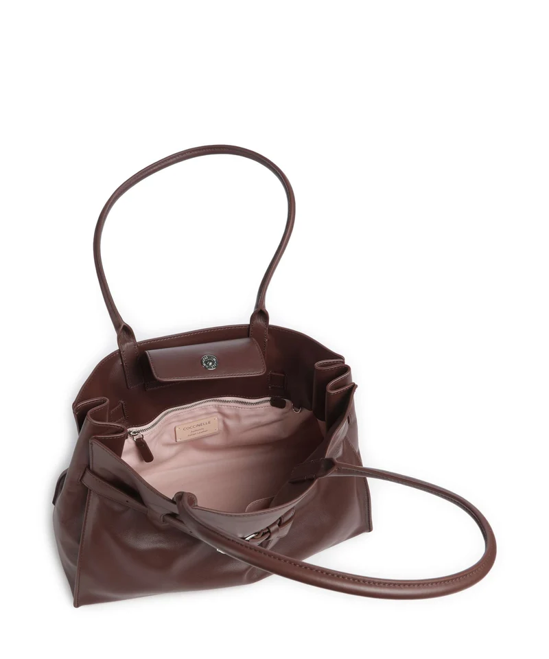 Coccinelle Sabine Soft Shopper berry