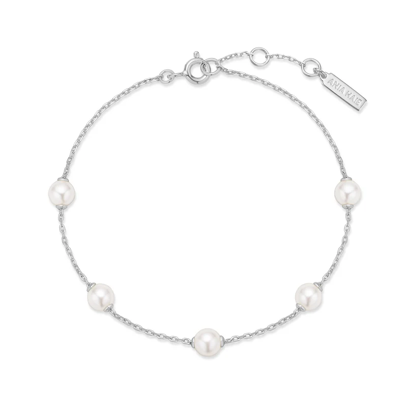 Ania Haie Miss Dainty Perlenarmband Aus 925Er Sterlingsilber AH-B065-01H
