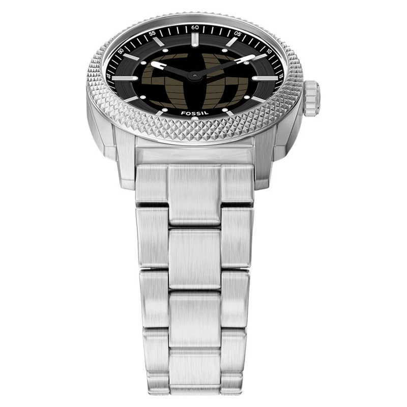 Fossil Machine Round Black Dial Watch FS6155
