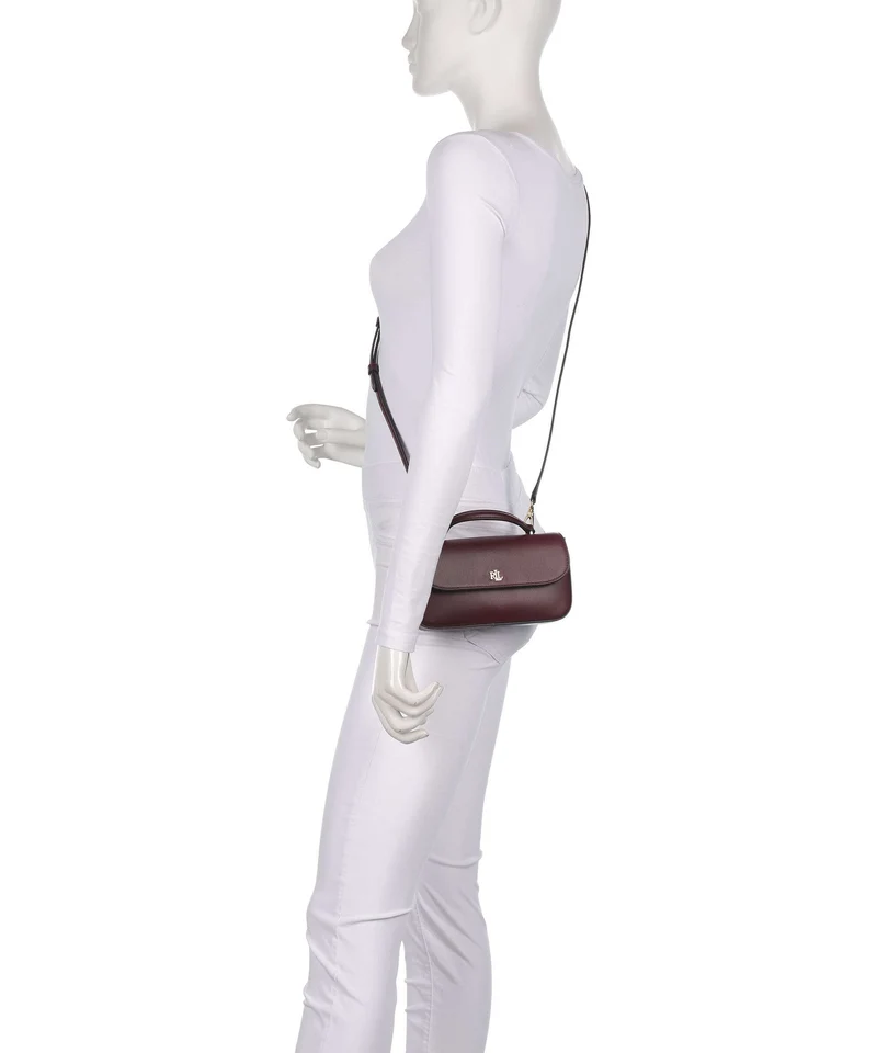 Lauren Ralph Lauren Marcy Large Umhängetasche dark garnet