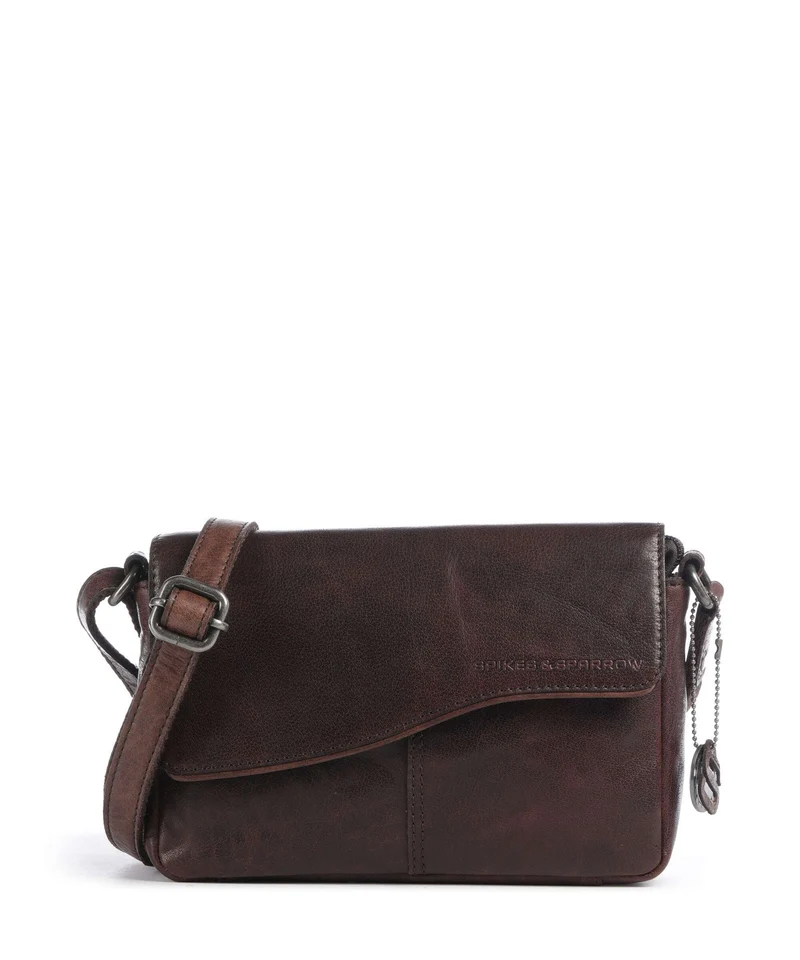 Spikes & Sparrow Bronco Robine Umhängetasche dark brown