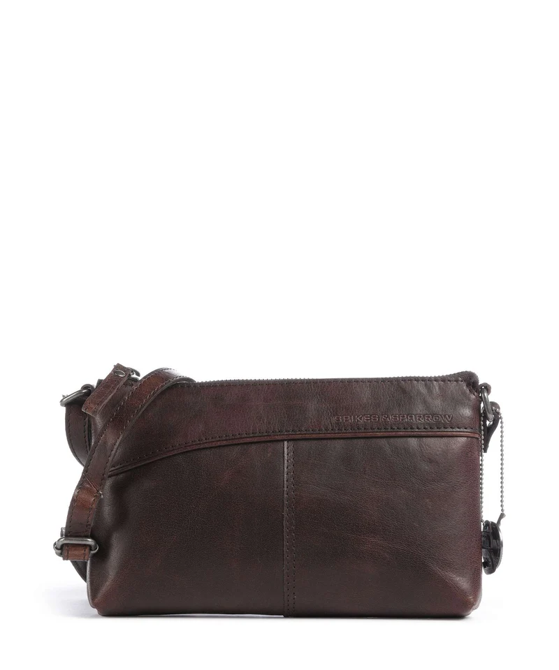 Spikes & Sparrow Bronco Merlin Umhängetasche dark brown