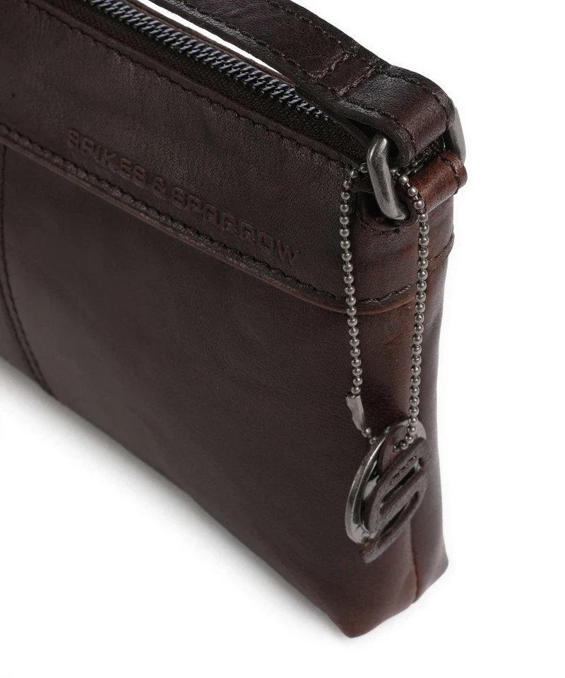 Spikes & Sparrow Bronco Merlin Umhängetasche dark brown