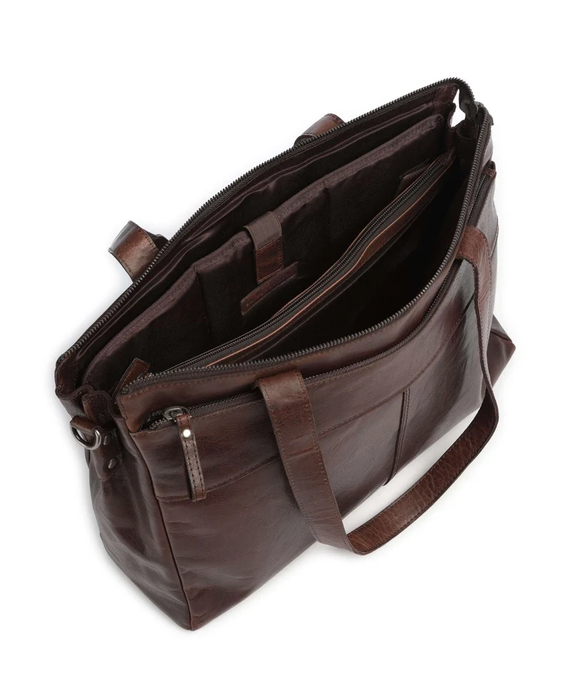 Spikes & Sparrow Bronco Yasmijn Shopper dark brown