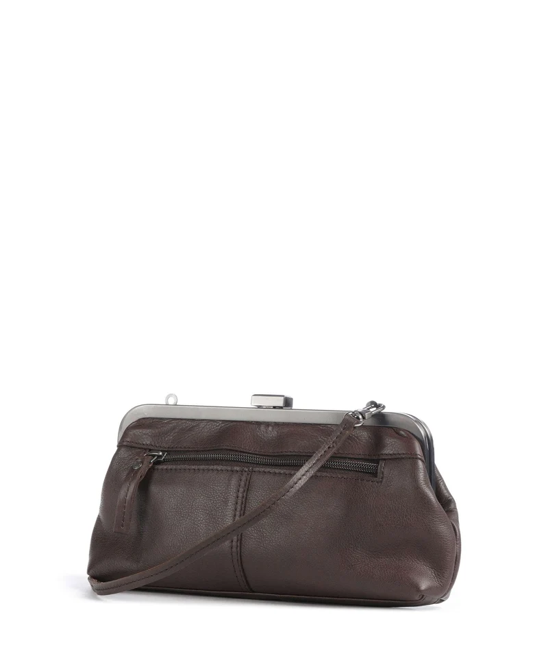 Spikes & Sparrow Woven Susy Umhängetasche dark brown