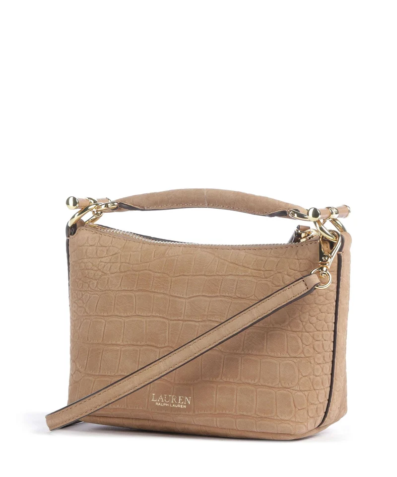 Lauren Ralph Lauren Blaike Mini Umhängetasche camel
