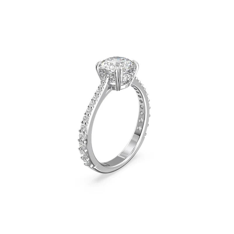 Swarovski Constella Silberfarbene Ringen Set 5649215
