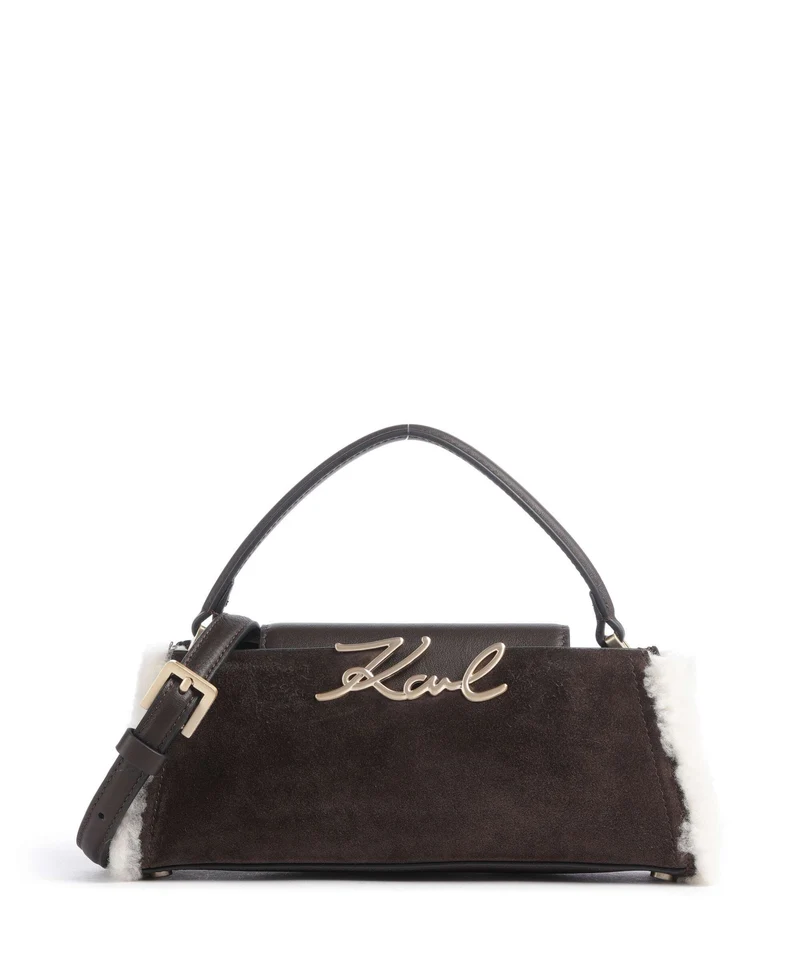 Karl Lagerfeld K/Signature Mini Umhängetasche tobacco