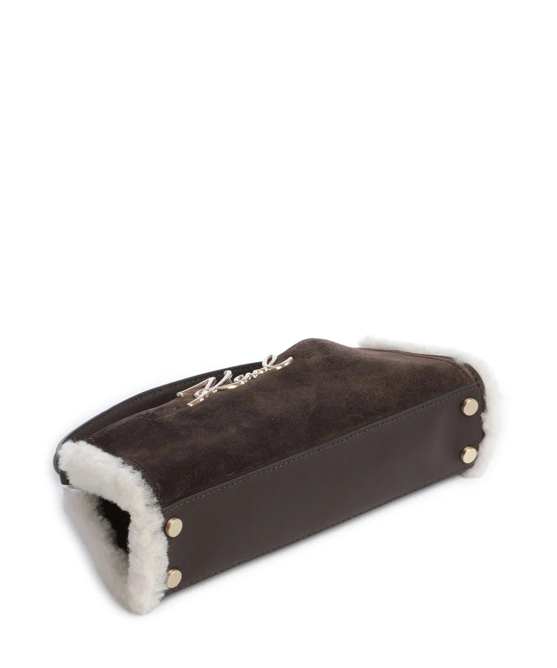 Karl Lagerfeld K/Signature Mini Umhängetasche tobacco