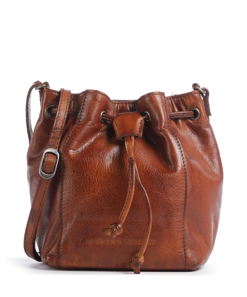 Spikes & Sparrow Apache Nancy Bucket Handtasche brandy