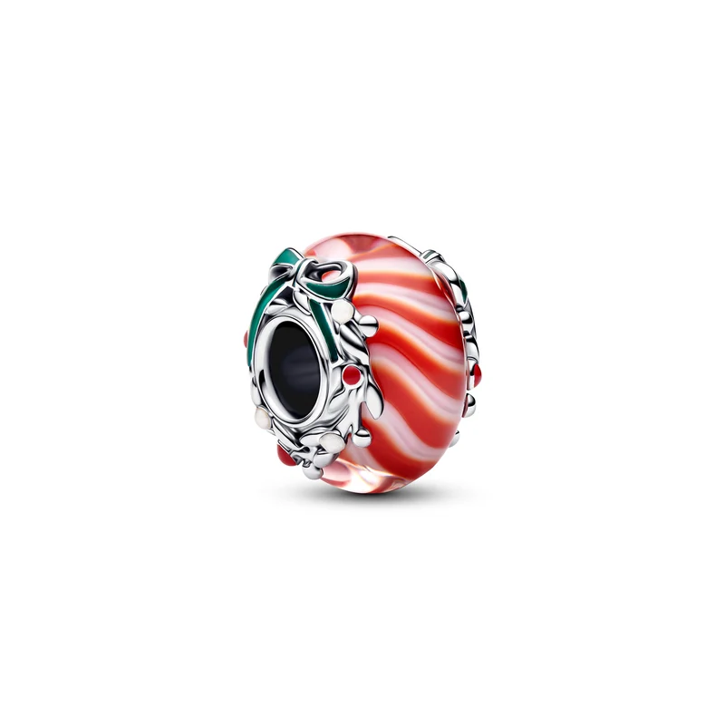 Pandora Moments 925 Sterling Silver Candy Murano Glass Charm 794252C01