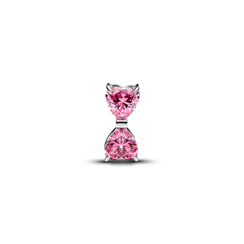 Pandora Moments 925 Sterling Silver Pink Bow Charm 794253C01