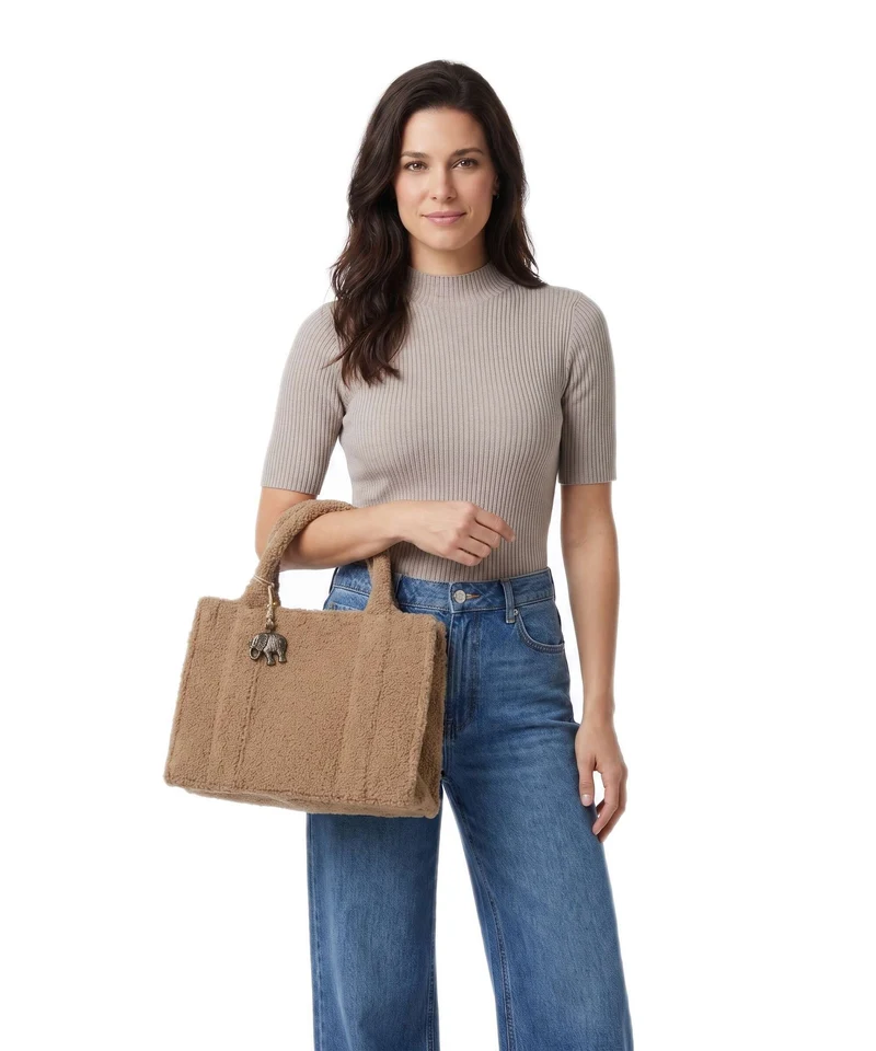 Anokhi Handtasche beige