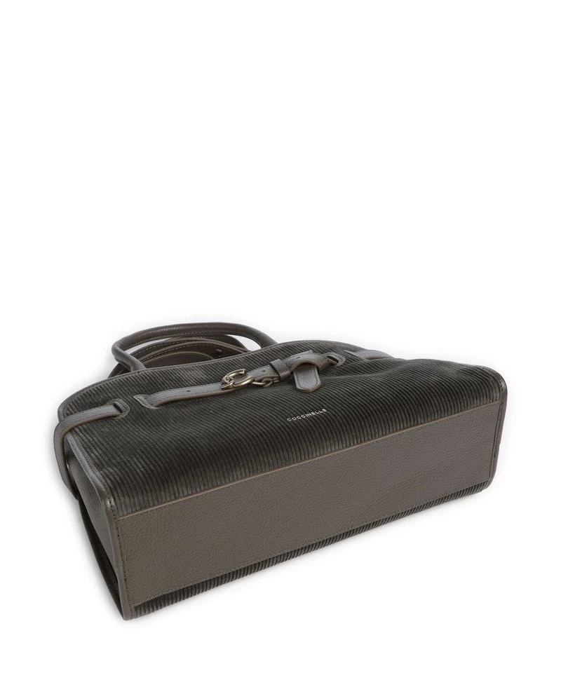 Coccinelle Sabine Corduroy Handtasche fango