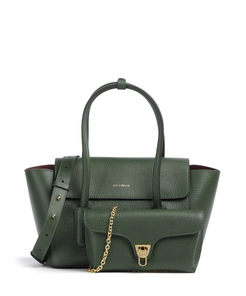 Coccinelle Beat Double Handtasche garden green