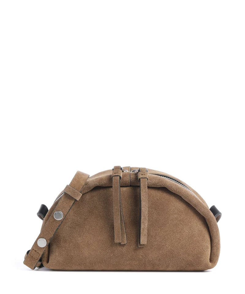 AllSaints Rosalie Arc Umhängetasche warm olive brown