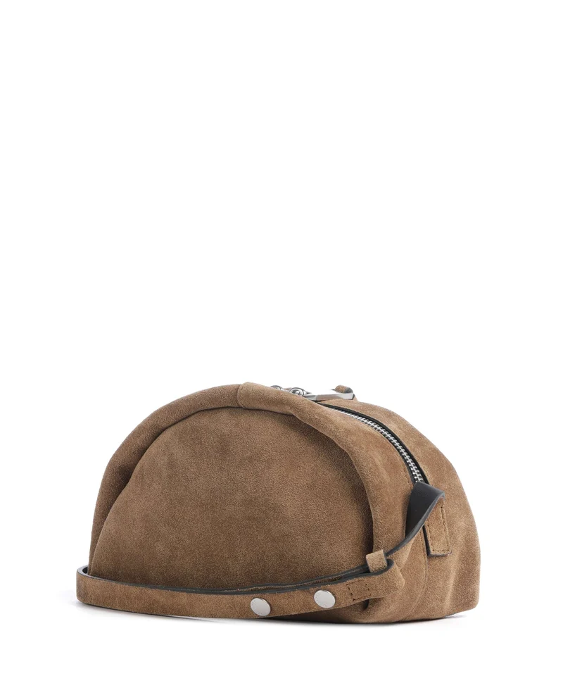 AllSaints Rosalie Arc Umhängetasche warm olive brown