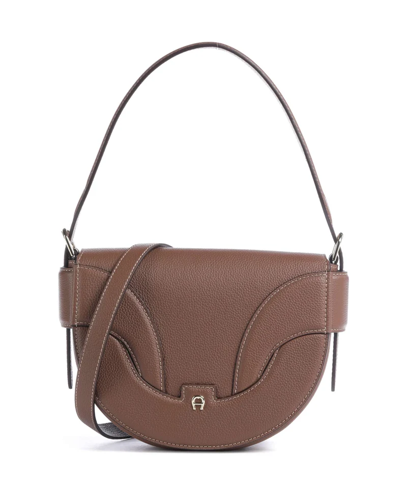 Aigner Sellina S Schultertasche saddle brown