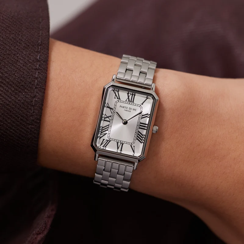 Parte di Me Orologio rectangular ladies watch silver coloured PDM09024