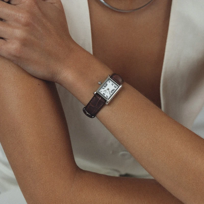 Mockberg Timeless Brown Leather Women's Watch MB0248
