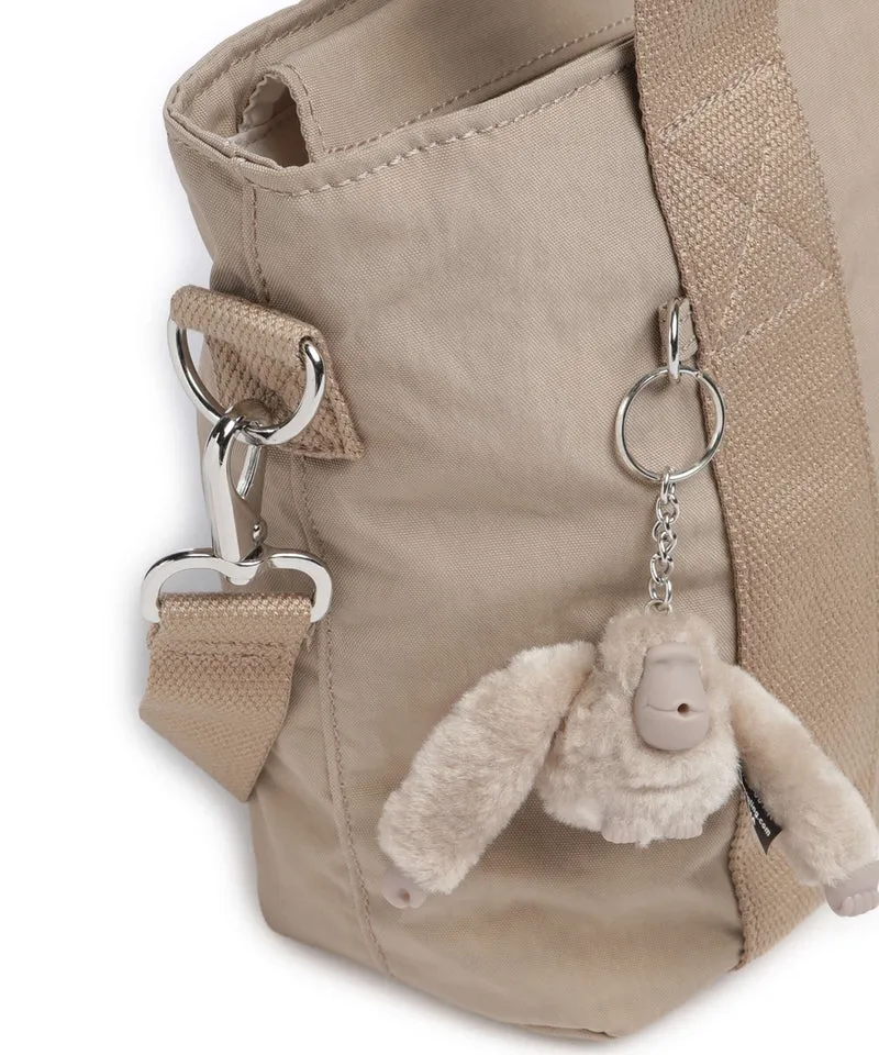 Kipling Basic Minta M Up Schultertasche tan beige
