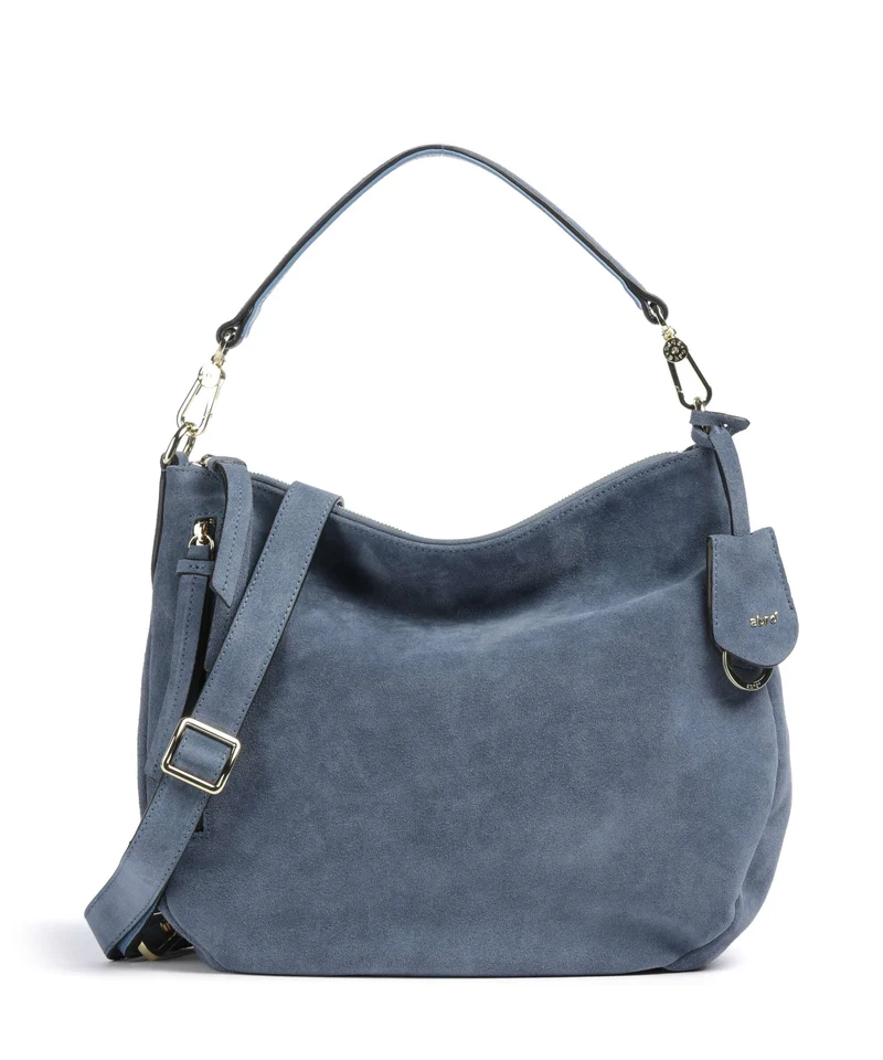Abro Suede Juna Small Beuteltasche jeans