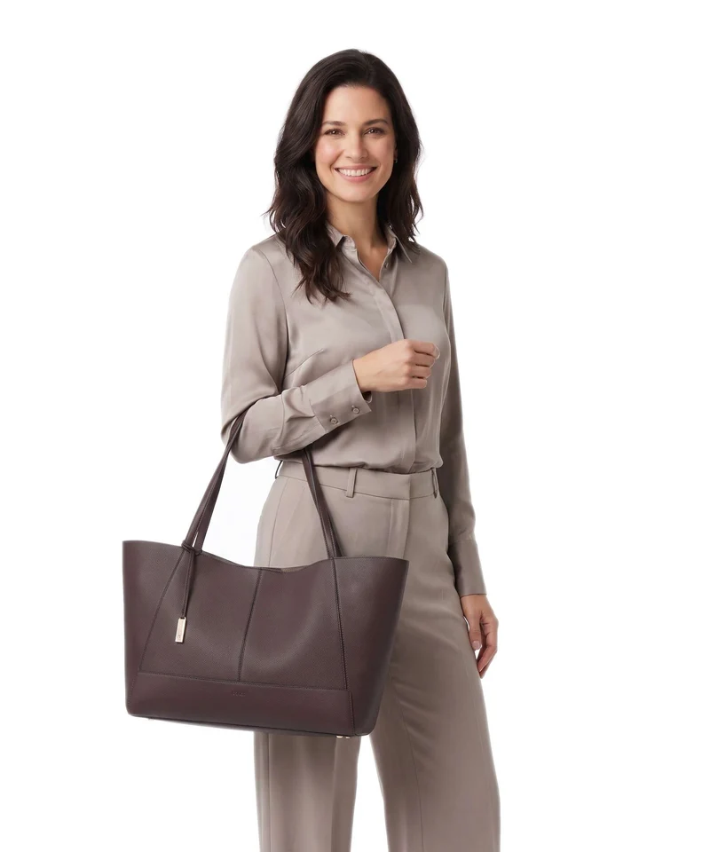 BOSS Ameline Shopper open purple