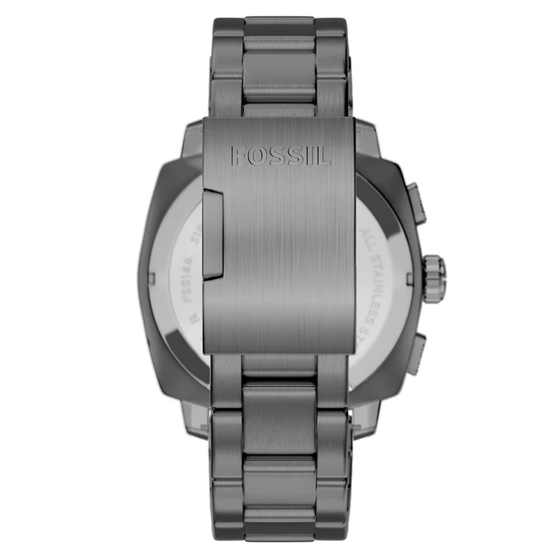 Fossil Machine Round Grey Dial Watch FS6160