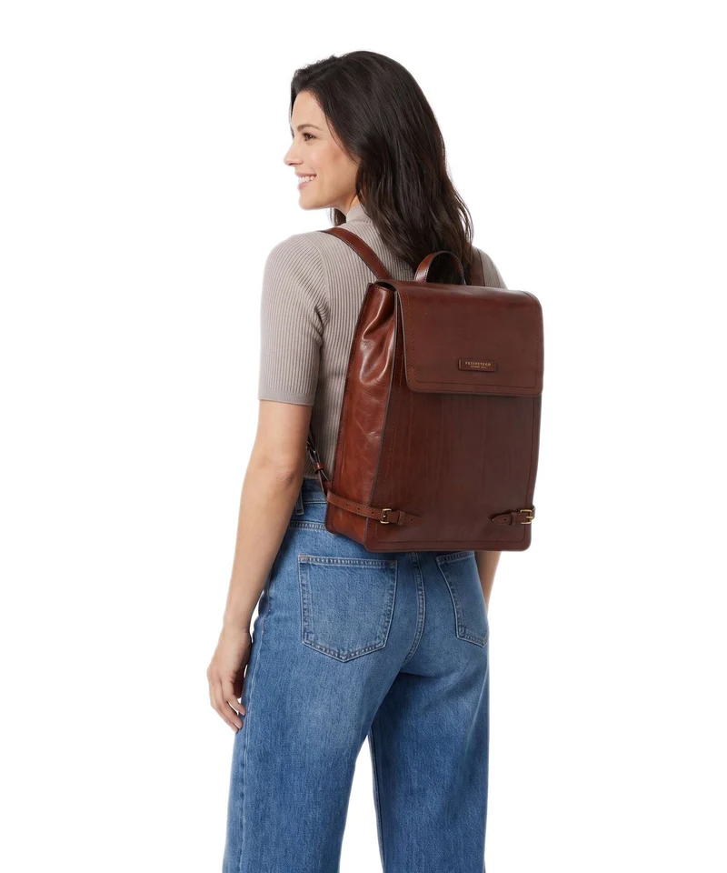The Bridge Monica Rucksack marrone