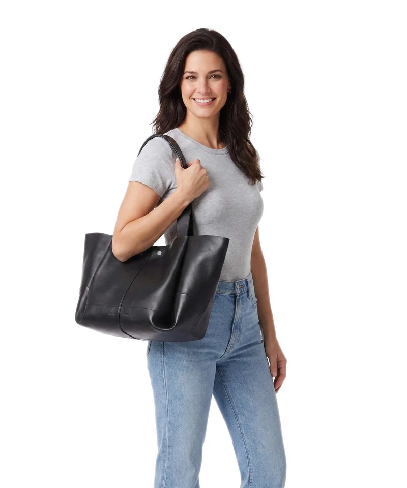 AllSaints Rosalie Shopper black/silver