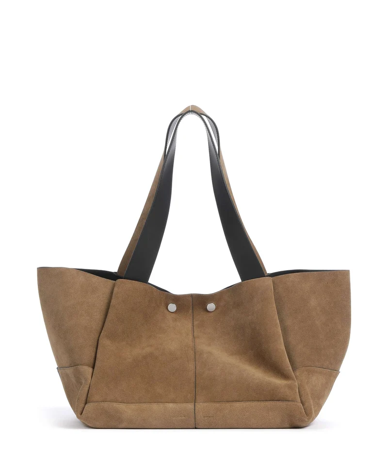 AllSaints Rosalie Shopper warm olive brown